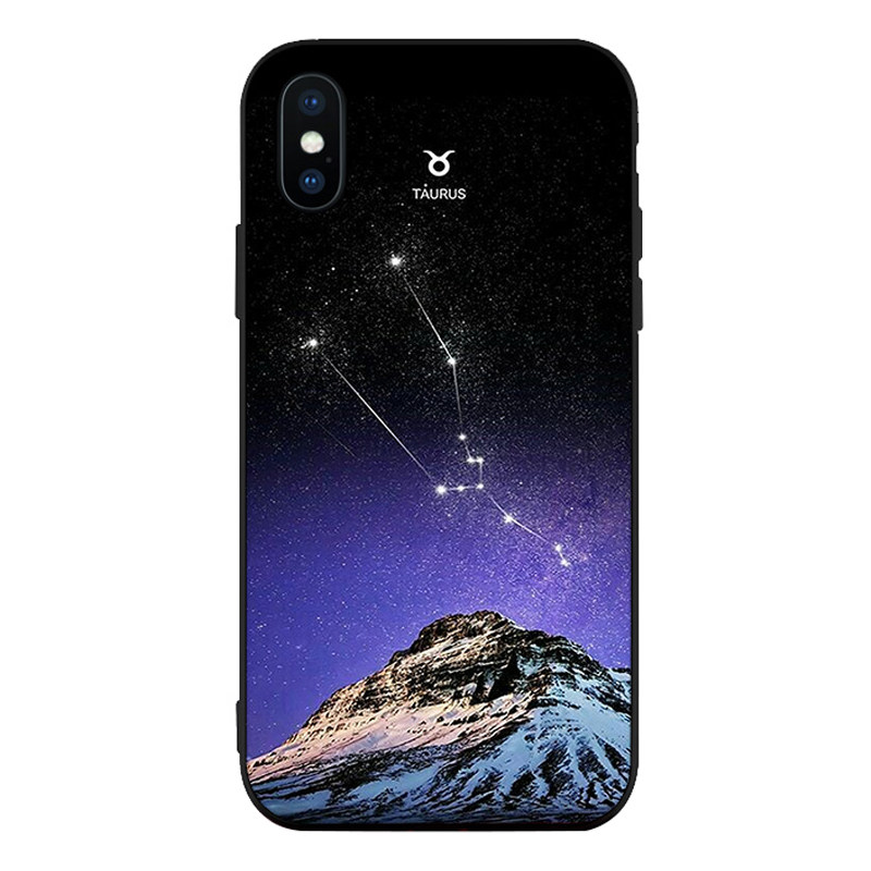 金牛座 水瓶座适用于8 7plus手机软壳X苹果13情侣12pro十二星座11