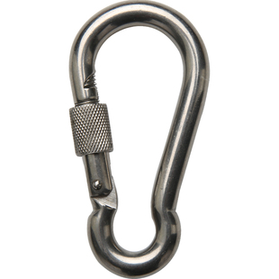 坎乐户外304不锈钢登山扣快挂弹簧扣卡扣安全保险扣环锁扣狗链扣