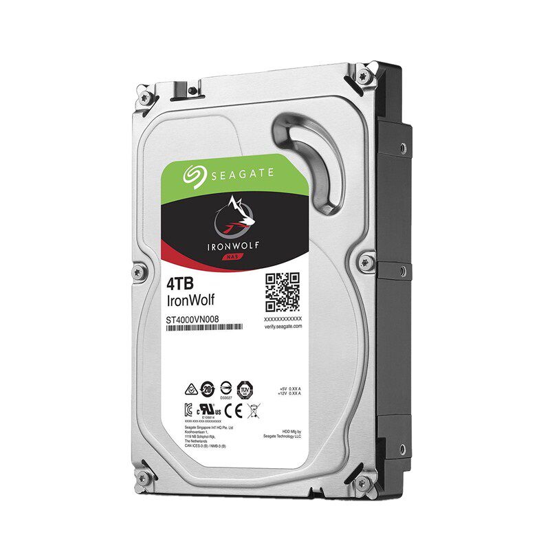 Seagate/希捷 ST4000VN008酷狼4TB网络红盘NAS存储服务器机械硬盘