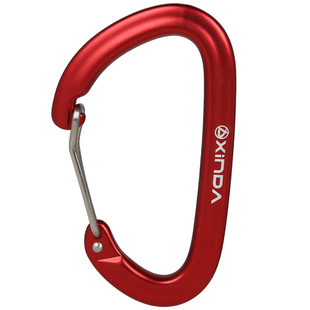 欣达户外登山扣快挂钥匙扣承重16KN吊床钩铝合金登山扣钥匙扣大号