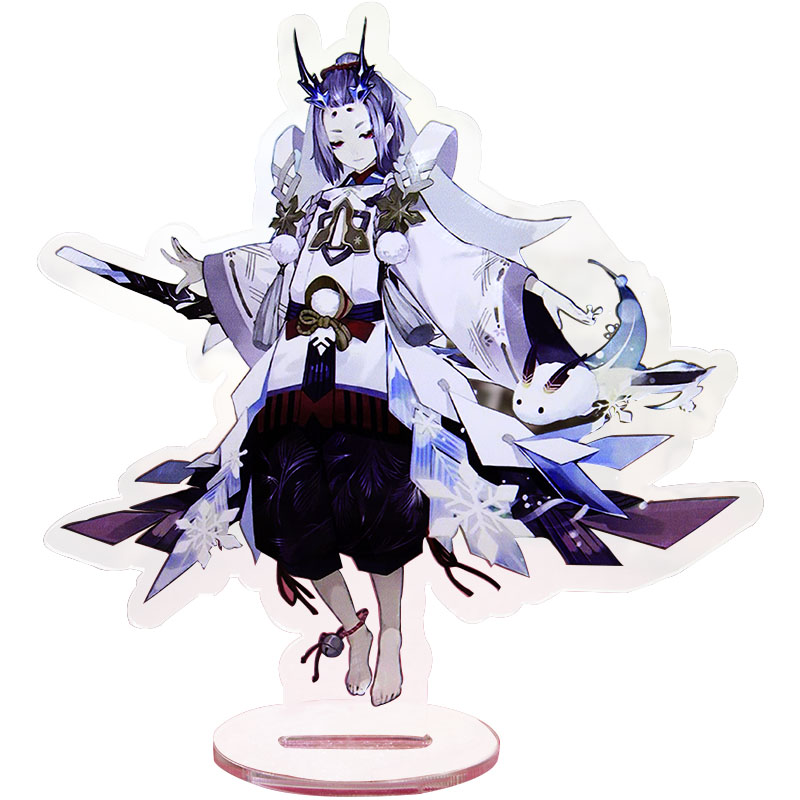 包邮 阴阳师决战平安京雪童子觉醒透明发光亚克力摆件立板牌立绘