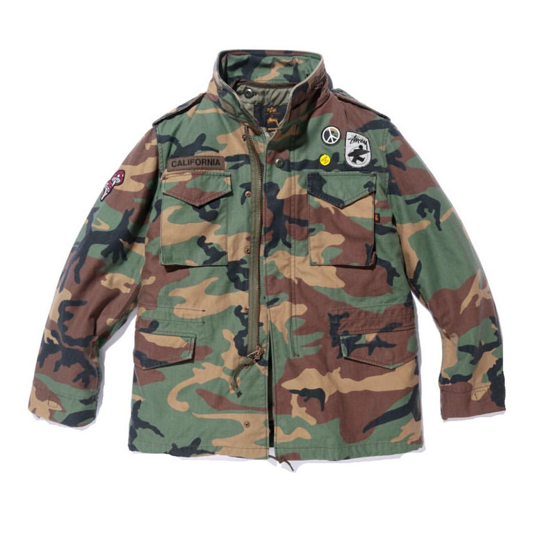 【镇店之宝】Stussy ALPHA合作款阿尔法 M-65空军飞行夹克外套