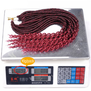 Locs Ombre Faux Locs Braid Hair 脏辫 大辫子 Freetress