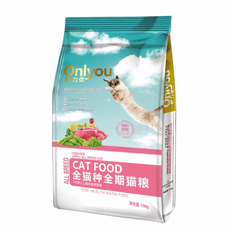 欧力优onlyou美毛天然成幼猫猫粮