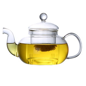 耐热高温玻璃茶具套装小号家用高档透明水果茶壶功夫简约泡花茶壶