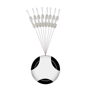 硅胶子线分叉器双钩分钩器分离器子线防缠豆调位分离鱼线鱼具配件