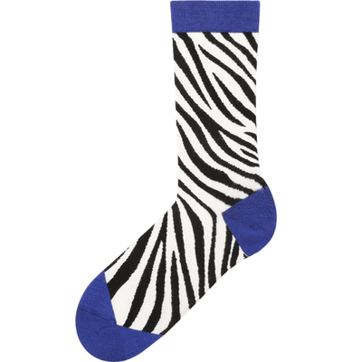 网红小心斑马竹纤维ins潮风袜子