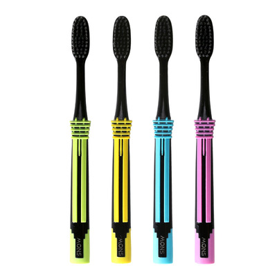 小护士备长炭细毛家庭装牙刷实惠