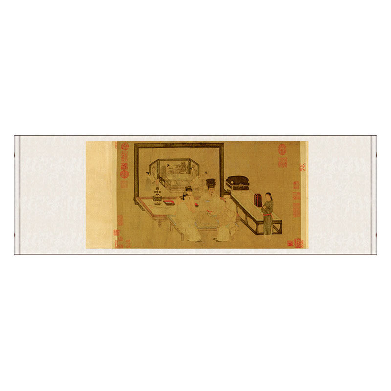 拼搏宁静致远弟子规办公室教室装饰画卷轴字画挂画书法装饰画客厅