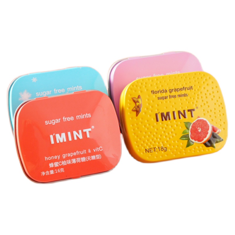 IMINT无糖薄荷糖口气清新糖果约会神器清凉持久型含片便携口香糖