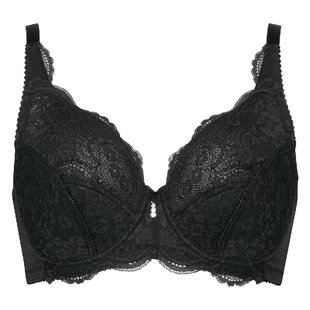 华歌尔Wacoal Salute大码内衣女上托收副乳性感蕾丝全罩杯文胸00G