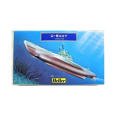 拼装潜艇模型heller二战德国潜艇