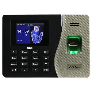 ZKTeco/熵基科技S60指纹识别考勤机网络型签到机打卡机打卡器员工上班指纹式一体机