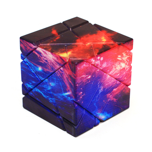 yj永骏一1阶镜面鬼魔魔方133异形不规则魔方专业顺滑益智儿童玩具