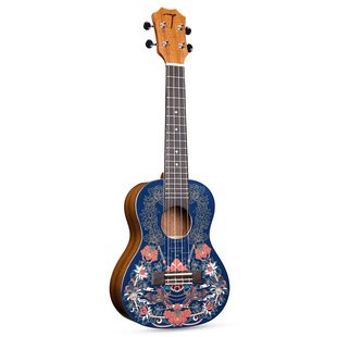 TOM敦煌博物馆尤克里里单板乌克丽丽初学者小吉他桃花心木23寸