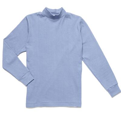 宜而爽半高领纯棉秋衣保暖