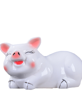 黑色风水招财十二生肖猪年吉祥物