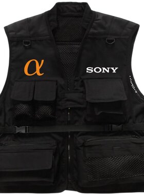logo户外马夹多口袋背心摄影马甲