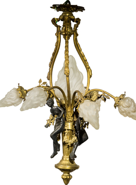 十九世纪花卉纹西洋欧式风挂件