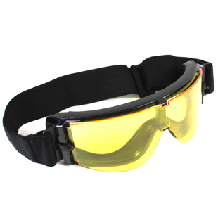 X800战术风镜 3镜片冲击防护 护目镜 户外眼镜 防风镜 送迷彩盒