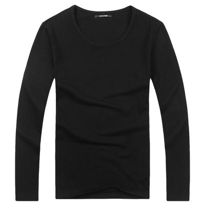 莱卡弹力贴身打底秋衣长袖t恤