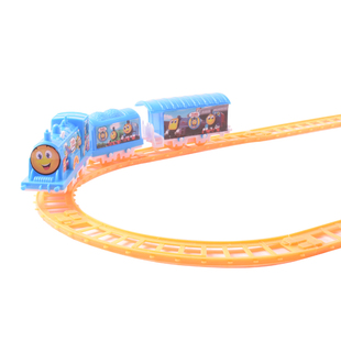 小火车套装轨道车儿童抖音电动汽车闯关大冒险益智男孩玩具3-6岁