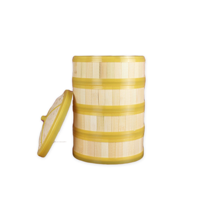 饭店竹制迷你商用胶边饺子小蒸笼