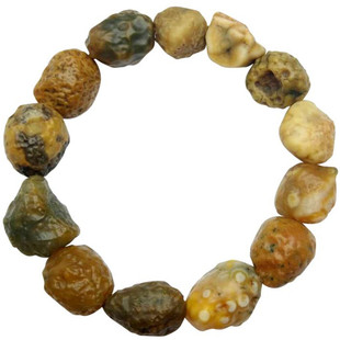 正品天然新疆阿拉善筋脉石手串戈壁石经脉石玛瑙原石手链民族风