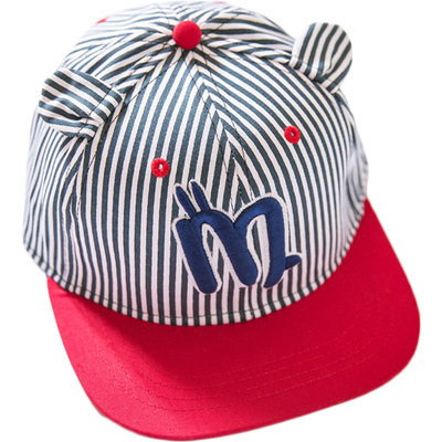 伊米伦春季潮款平沿调节儿童帽子