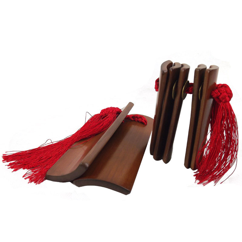 梵巢成人女士演奏快板儿童初学快板老竹子材质厂家直销赠送绒布袋