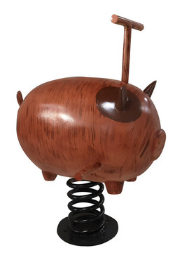 玻璃钢动物儿童乐园旋转落地摆件