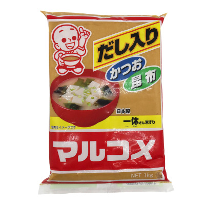 日本味增一休味噌大酱汤昆布黄豆