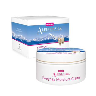 新西兰代购 Alpine silk艾贝丝绵羊油面霜100g