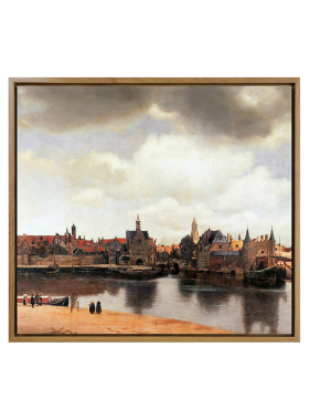 代尔夫特风景 View of Delft 维米尔画 台夫特风景 油画 莫瑞修斯