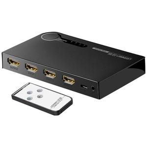 绿联hdmi切换器三进一出音视频电脑主机信号笔记本投影仪电视高清4k分屏显示器3/5进1出一分二分配器五进一出