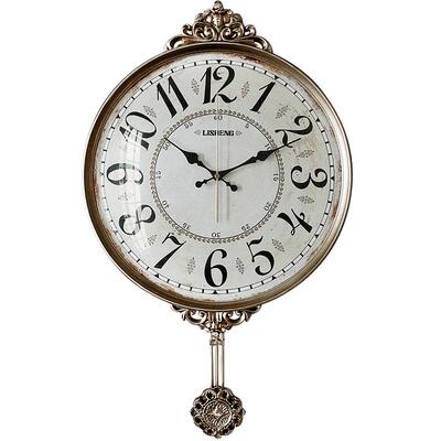 丽盛欧式风客厅艺术复古创意时钟