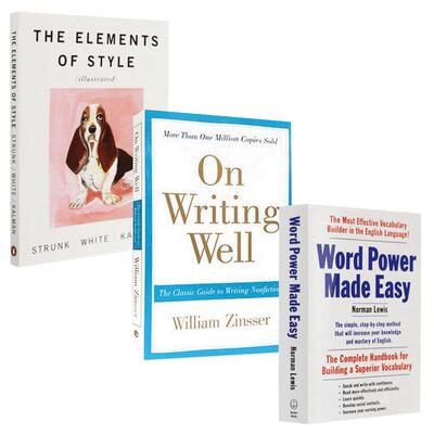 英文原版 风格的要素+单词的力量+如何阅读一本书 三本合集 How to Read a Book &The Elements of Style & Word Power Made Easy