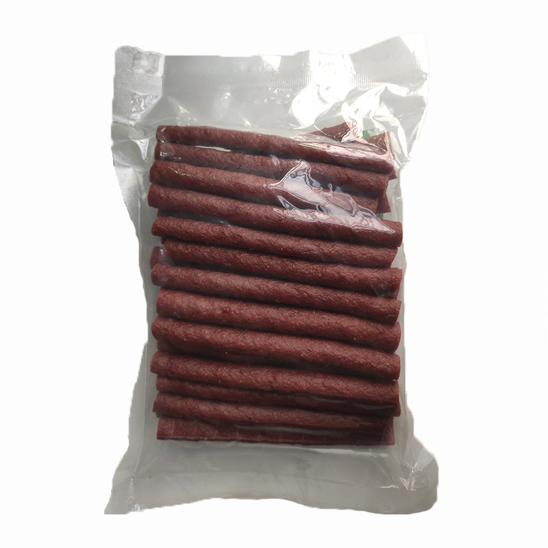 狗狗零食牛肉棒牛肉条实惠装500G泰迪金毛营养训练奖励磨牙零食