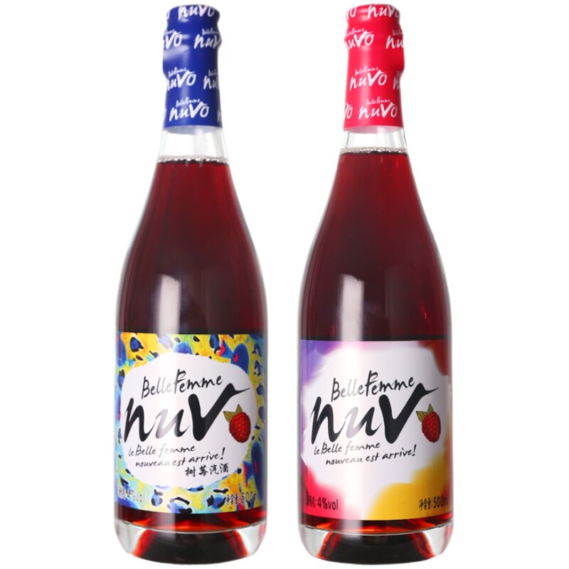 黑尚莓 PA树莓酒覆盆子女士低度甜酒微醺少女果味水果气泡酒果酒