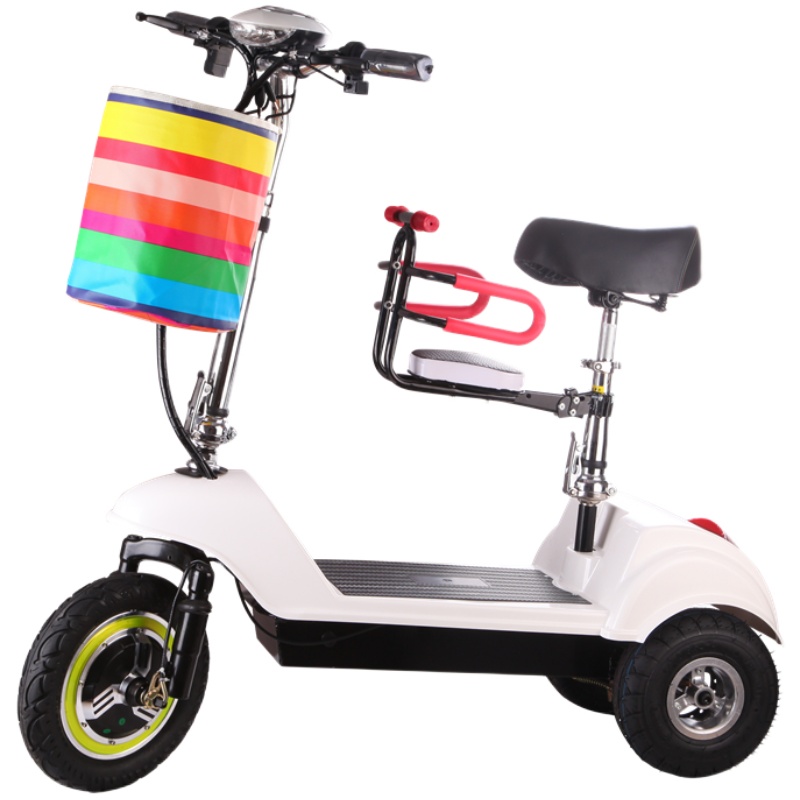 越速电动三轮车家用接送孩子电瓶车