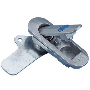 AB403铝合金平面锁机械五金工业用锁配电柜机箱执手门锁基业锁