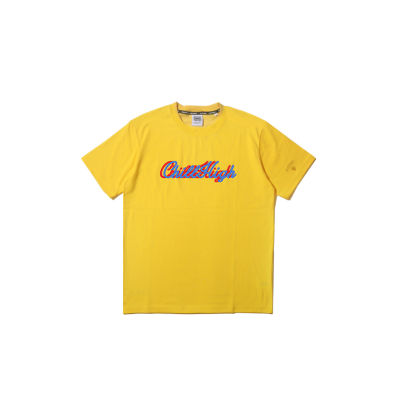 Chillhigh 2018 S/S 迷幻色复古圆领打底短袖时尚品牌街头T恤