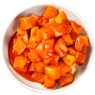 锦喜顺韩式白萝卜块韩式泡菜咸菜酸甜香辣甜辣脆爽口腌制下饭菜