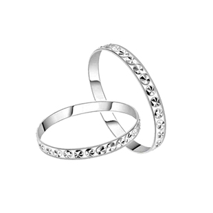 芃玥戒指女银简约学生小清新尾戒子细情侣男女日韩满天星食指环