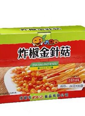 四川特产大口巴炸椒26g金针菇