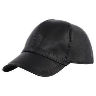 冠师傅 冬季男士羊皮帽子 潮流男式真皮棒球帽 时尚帽子男帽