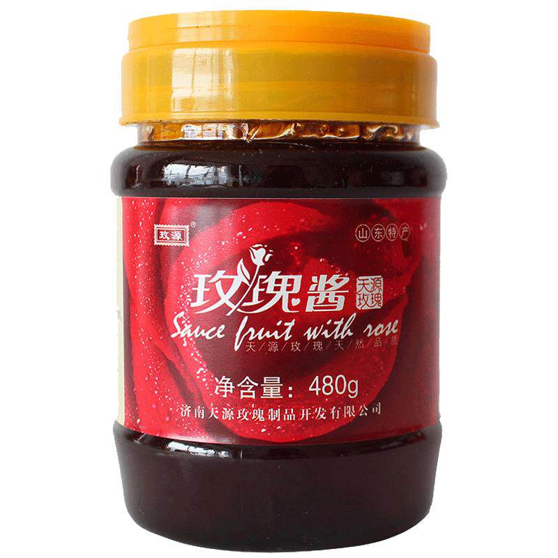 玫源白糖玫瑰果酱480g手工玫瑰酱