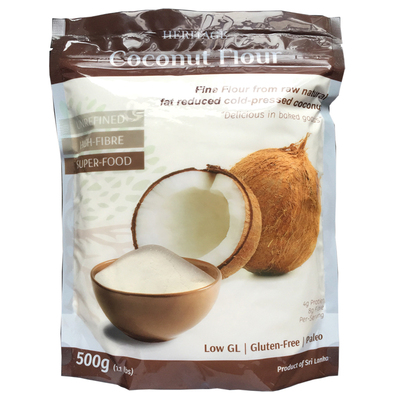 2袋赫丽特奇天然椰子无麸质面粉