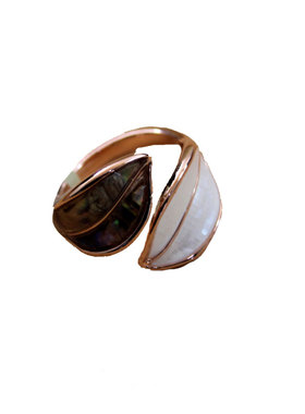 欧美风贝壳配饰食指环