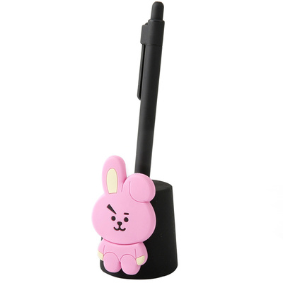 BT21硅胶公仔笔筒单支防滑落